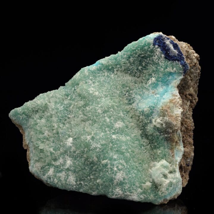 Green Aragonite With Azurite // 6.67 Lb - Image 2