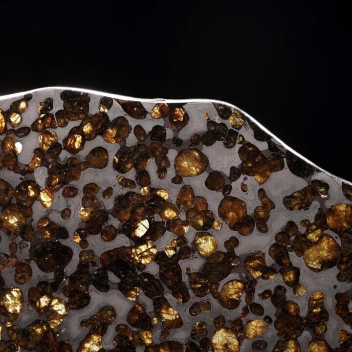 Big Pallasite Meteorite Slice - Image 4