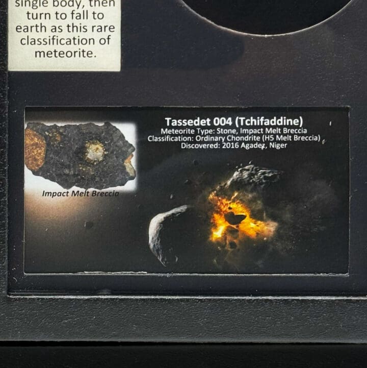 Collision in Space Meteorite in Collector's Box - Image 3