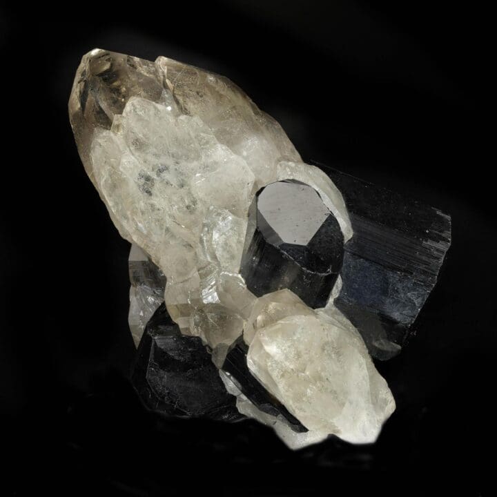 Black Tourmaline in Smoky Quartz - Image 2