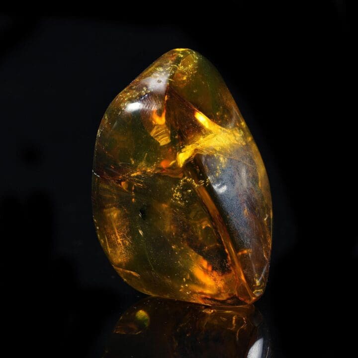 Mexican Amber with Leaf Inclusion – 26g - Image 2