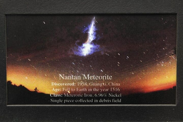Nantan Meteorite in Collector's Box - Image 4
