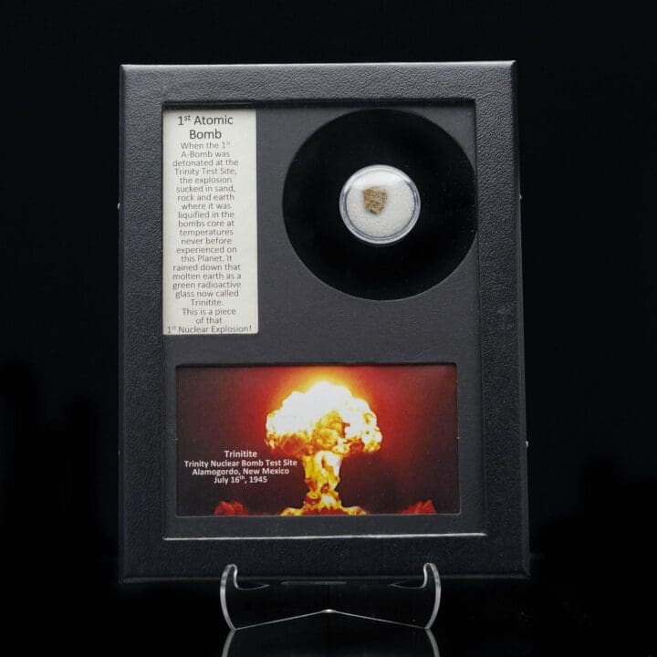 Fragment of First Atomic Bomb in Collector's Box