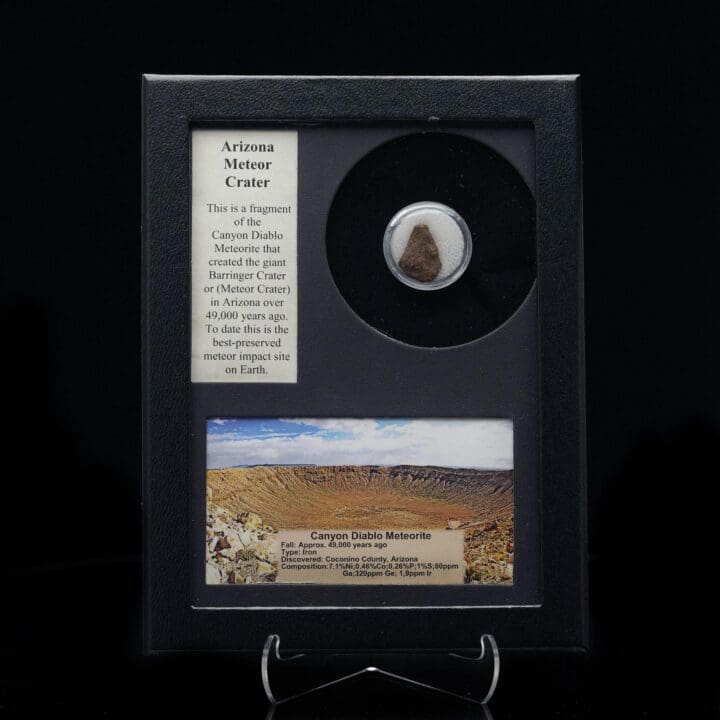 Canyon Diablo Meteorite in Collector's Box