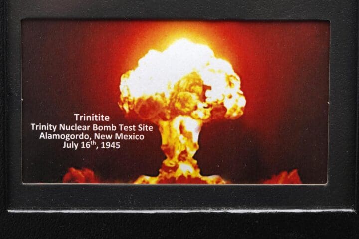 Fragment of First Atomic Bomb in Collector's Box - Image 3