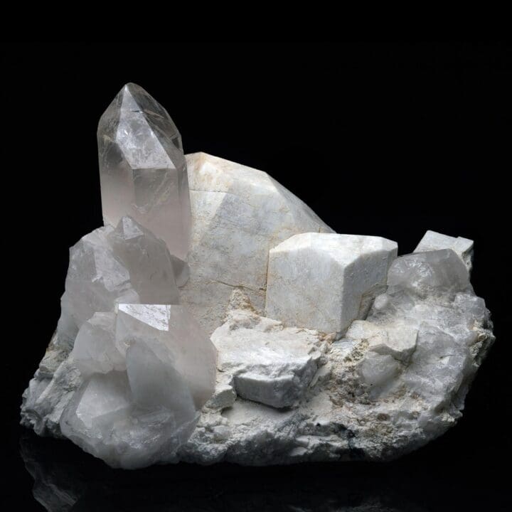 Quartz on Feldspar