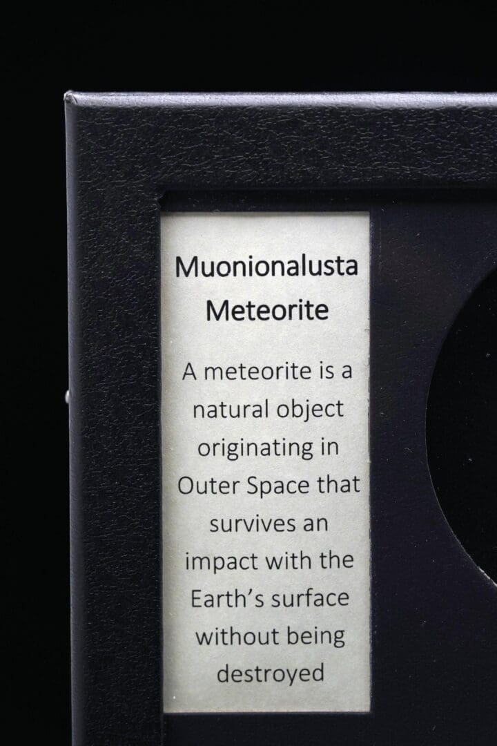 Muonionalusta Meteorite in Collector's Box - Image 6