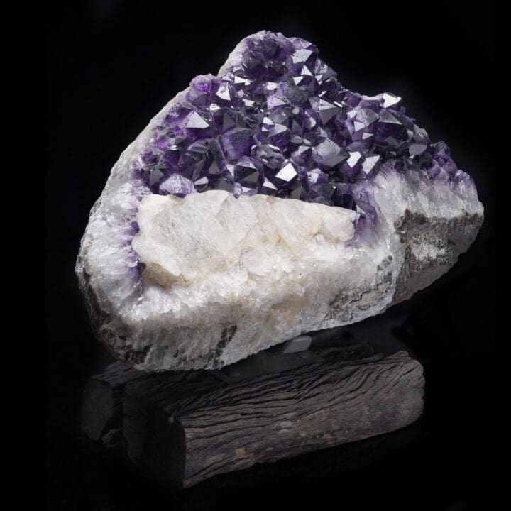 Amethyst with Calcite on Stand - Image 2