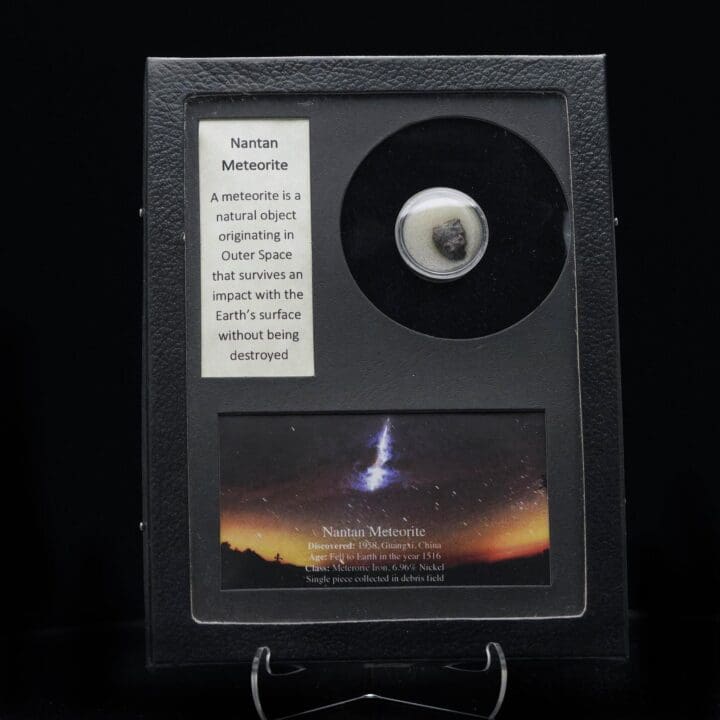 Nantan Meteorite in Collector's Box