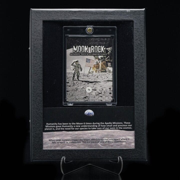 Lunar Meteorite in Collector's Box