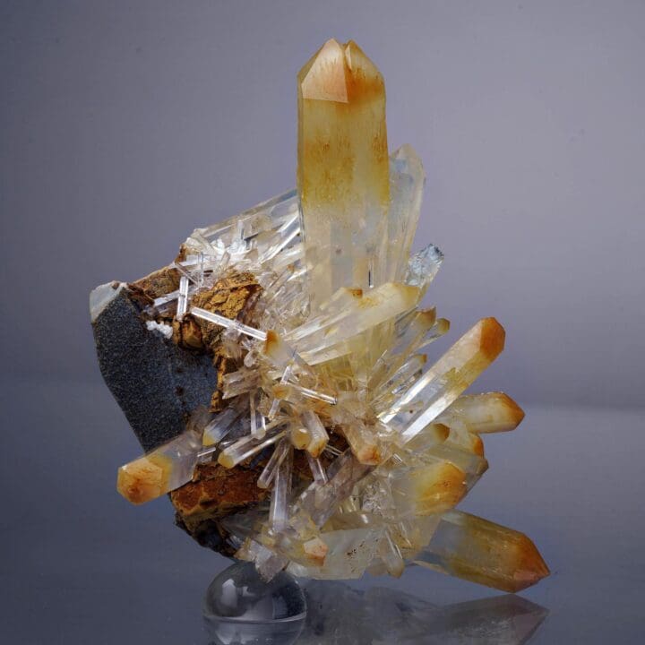 Quartz With Halloysite (Natural Mango Quartz) From Colombia – 189 Grams - Image 3