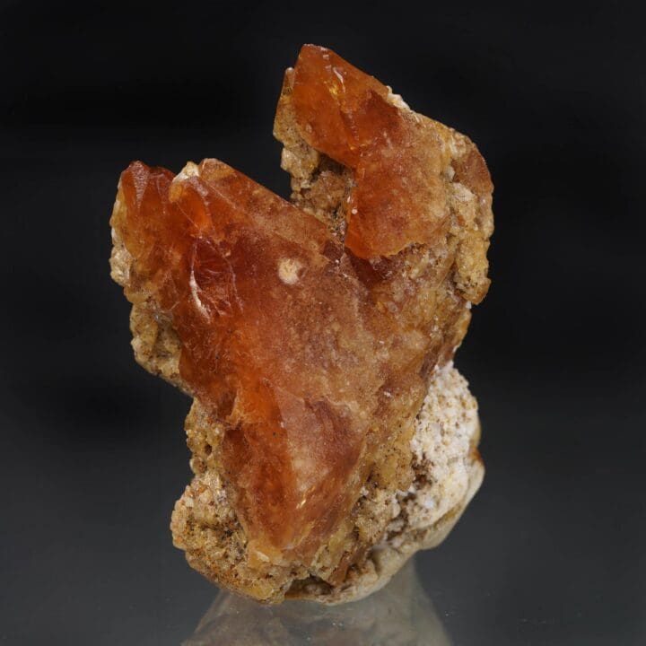 Twinned Scheelite Crystal Pair From China - Image 5