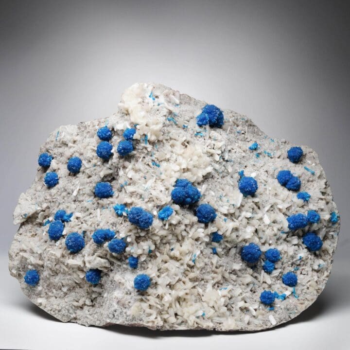 Cavansite on Stilbite from India