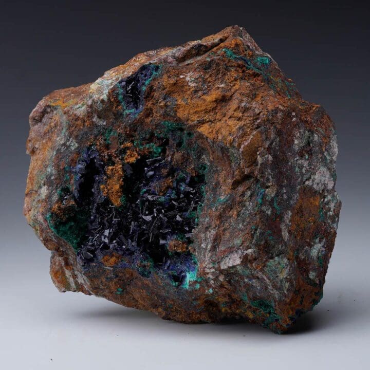 Azurite With Malachite – 371 Grams - Image 3