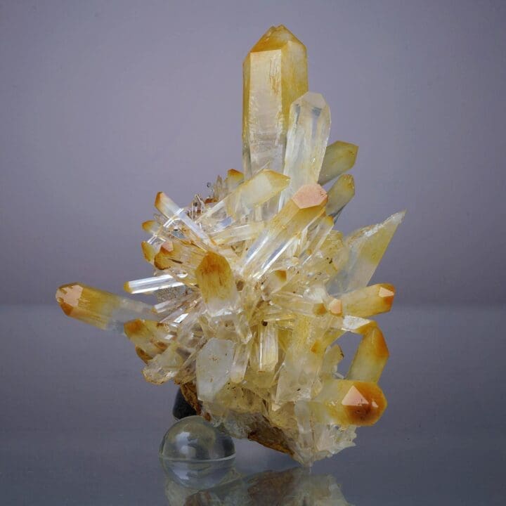 Quartz With Halloysite (Natural Mango Quartz) From Colombia – 189 Grams - Image 2