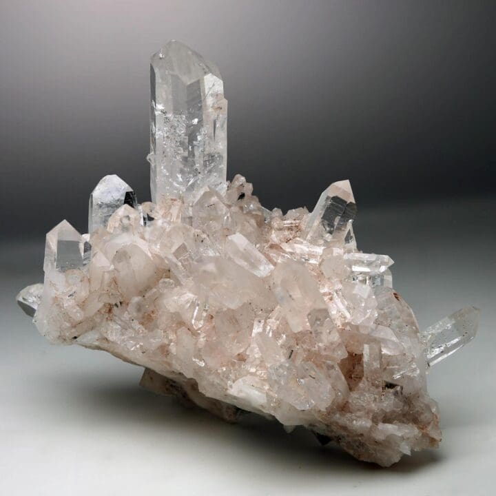 Natural Rose Quartz Cluster with Lithium Inclusions From Colombia – 4.41 Lb. - Image 3