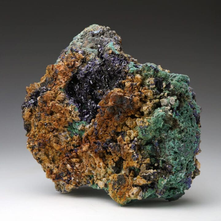Azurite With Malachite – 1.28 Lb. - Image 2