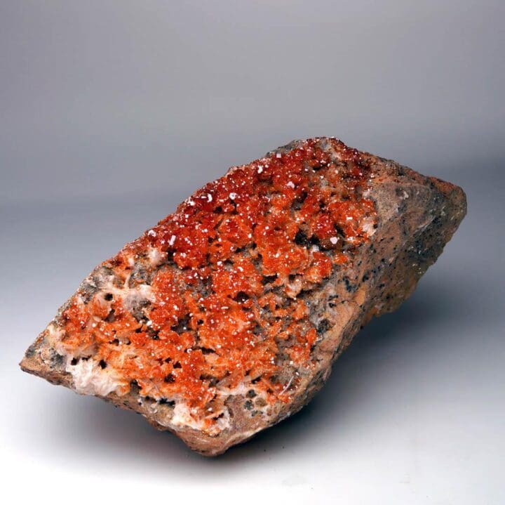 Vanadinite With Barite from Morocco – 4.07 Lb. - Image 2