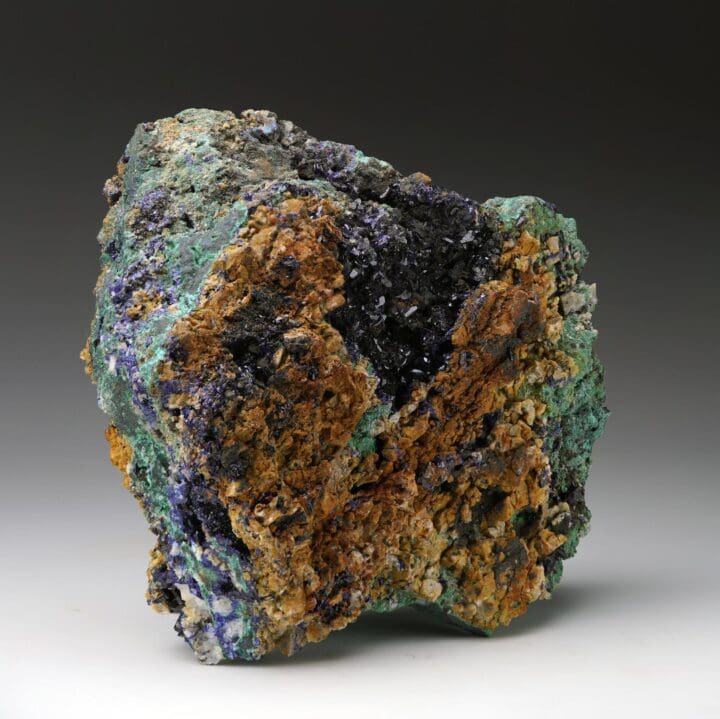 Azurite With Malachite – 1.28 Lb. - Image 3