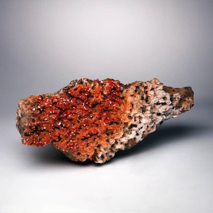 Vanadinite on Barite from Morocco – 4.1 Lb. - Image 2