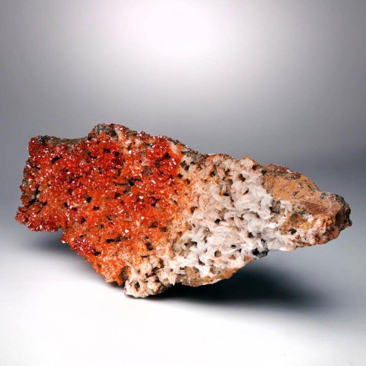 Vanadinite on Barite from Morocco – 4.1 Lb. - Image 3