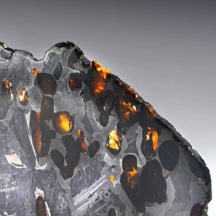 45.25 Gram Seymchan Pallasite Meteorite Slice - Image 2