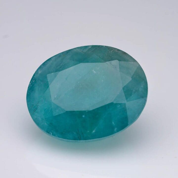 Certified 21.81 Carat Natural Grandidierite Gemstone