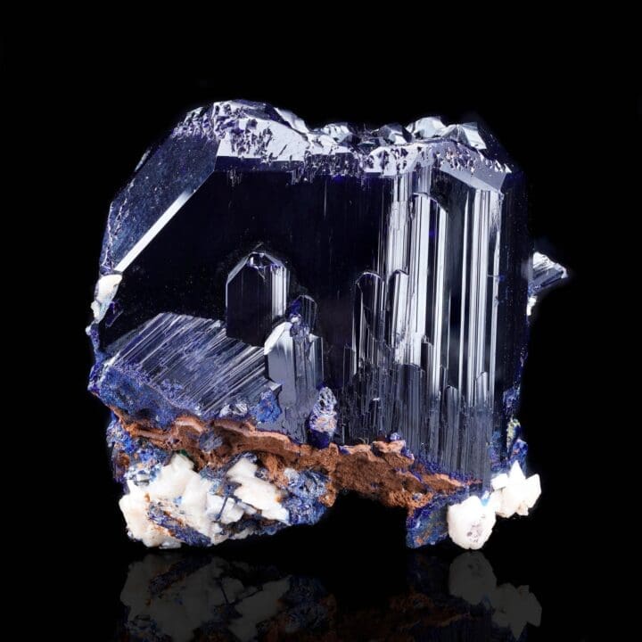 Azurite Crystal From Tsumeb Mine, Namibia