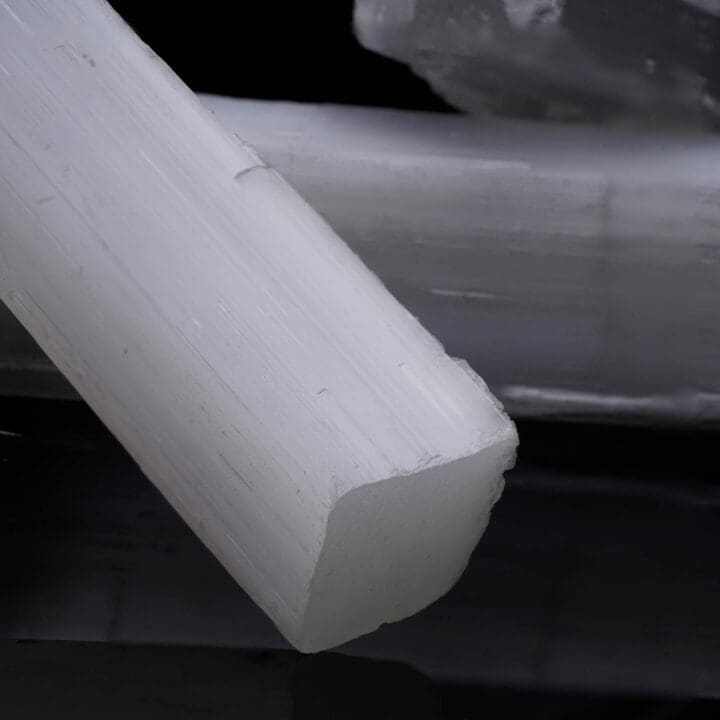 Selenite Crystal Wand // Natural Satin Spar Rod // Morocco - Image 5