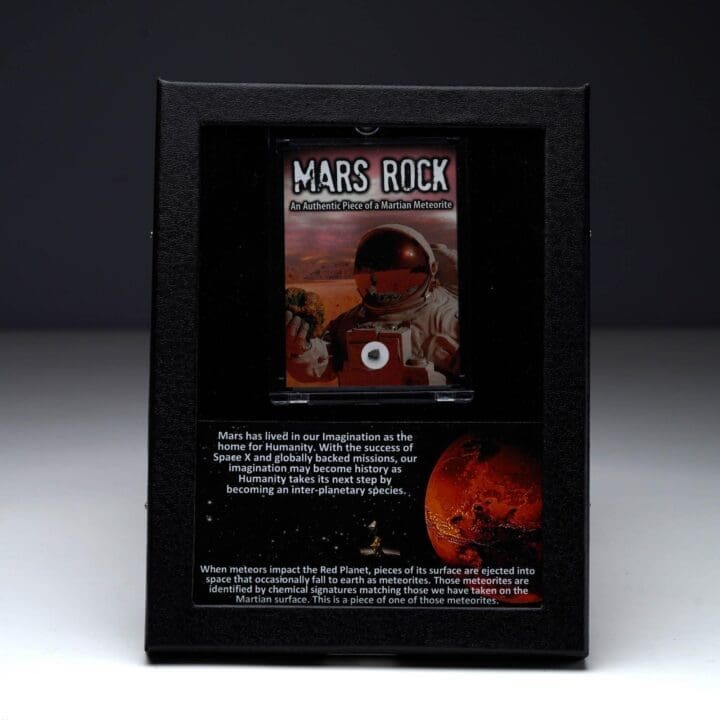 Mars Meteorite in Collector's Box